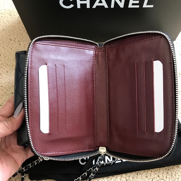 🔴 S O L D 🔴 CHANEL Mini Caviar Wallet on Chain - Picture 5 of 7